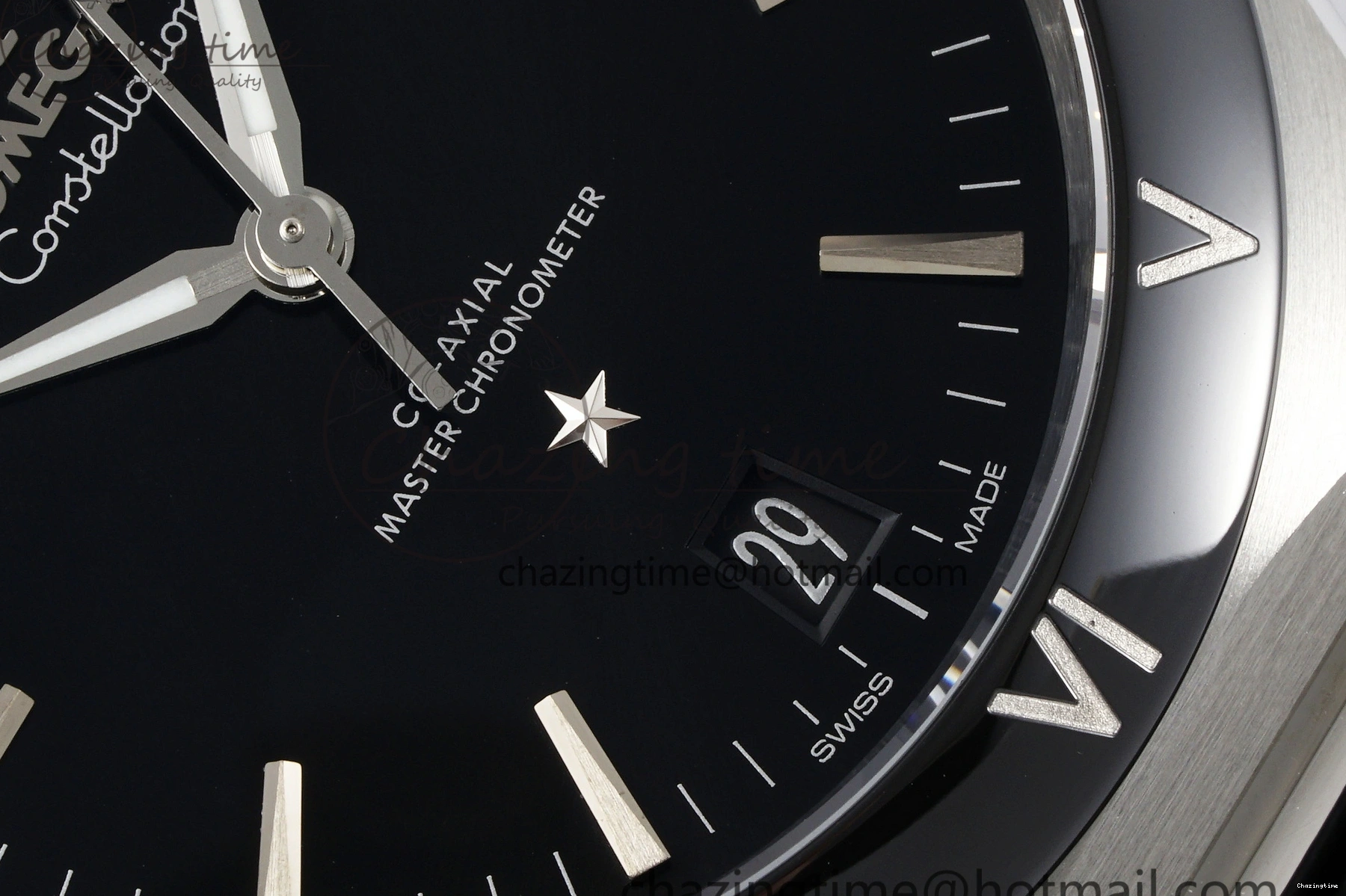 0303 Constellation Black Ceramic SS SBF 1:1 Best Edition Black Dial on Black Gummy Strap A8900 Super Clone TimelessDesign 7798